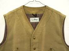 他の写真1: 90'S LL Bean 裏地付き キャンバスベスト KHAKI (VINTAGE)