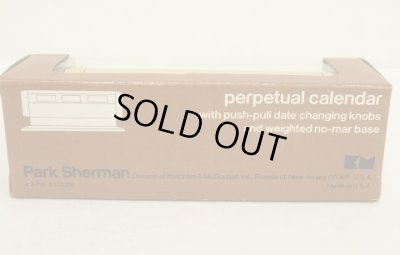 画像3: PARK SHERMAN ブラス製 デスクトップ パーペチュアルカレンダー (DEADSTOCK)