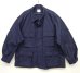 画像1: アメリカ軍 リップストップコットン BDUジャケット NAVY (DEADSTOCK) (1)