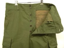 他の写真1: 50'S フランス軍 M47 フィールドパンツ 前期型 OLIVE サイズ23 (DEADSTOCK)
