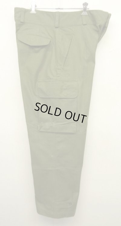 画像2: 50'S フランス軍 M47 フィールドパンツ 前期型 OLIVE サイズ23 (DEADSTOCK)