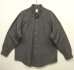 画像1: 90'S BROOKS BROTHERS ポプリン BDシャツ ブラックベース/チェック USA製 (VINTAGE) (1)