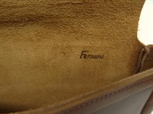 他の写真3: FERNAND LEATHER "CLUTCH BAG" コンチョボタン付き クロムエクセルレザー クラッチバッグ USA製 (DEADSTOCK)