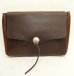 画像1: FERNAND LEATHER "CLUTCH BAG" コンチョボタン付き クロムエクセルレザー クラッチバッグ USA製 (DEADSTOCK) (1)