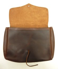 他の写真2: FERNAND LEATHER "CLUTCH BAG" コンチョボタン付き クロムエクセルレザー クラッチバッグ USA製 (DEADSTOCK)