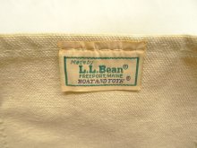 他の写真1: 80'S LL Bean 2色タグ キャンバス トートバッグ グリーン/オフホワイト USA製 (VINTAGE)