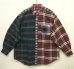 画像1: 90'S RALPH LAUREN "THE BIG OXFORD" オックスフォード BDシャツ クレイジーパターン/チェック柄 (VINTAGE) (1)