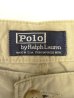 画像2: 90'S RALPH LAUREN ツープリーツ チノパンツ ベージュ USA製 (VINTAGE) (2)