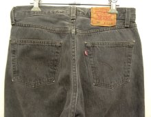 他の写真3: 90'S LEVIS 501 デニム 先染めBLACK USA製 W30L30 (VINTAGE)