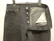 他の写真1: 90'S LEVIS 501 デニム 先染めBLACK USA製 W30L30 (VINTAGE)