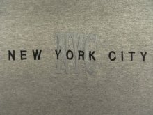 他の写真3: NEW YORK CITY ロゴ刺繍 スーベニア 半袖 Tシャツ グレー (VINTAGE)