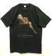 画像1: 90'S WILLIAM WEGMAN "LOLITA" FOTOFOLIO製 Tシャツ ブラック USA製 (VINTAGE) (1)