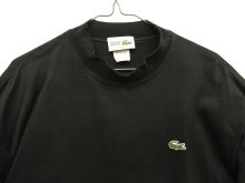 他の写真2: 80'S CHEMISE LACOSTE モックネック 長袖 Tシャツ ブラック フランス製 (VINTAGE)