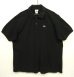 画像1: 90'S CHEMISE LACOSTE ポロシャツ ブラック フランス製 (VINTAGE) (1)