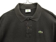 他の写真2: 80'S CHEMISE LACOSTE 長袖 ポロシャツ ブラック フランス製 (VINTAGE)