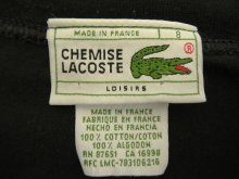 他の写真1: 80'S CHEMISE LACOSTE モックネック 長袖 Tシャツ ブラック フランス製 (VINTAGE)
