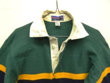 他の写真2: 70'S PATAGONIA 白タグ前期 ラガーシャツ グリーン/イエロー＆ネイビー (VINTAGE)