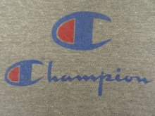 他の写真2: 80'S CHAMPION トリコタグ 88/12 Tシャツ ロゴプリント 杢グレー USA製 (VINTAGE)