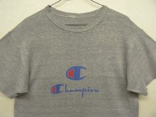 他の写真1: 80'S CHAMPION トリコタグ 88/12 Tシャツ ロゴプリント 杢グレー USA製 (VINTAGE)