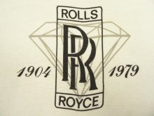 他の写真2: 70'S ROLLS ROYCE 染み込みプリント シングルステッチ 半袖 Tシャツ ホワイト USA製 (VINTAGE)