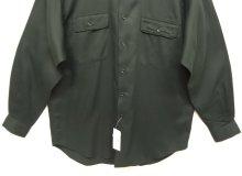 他の写真3: 90'S RALPH LAUREN "BENFORD" レーヨン 長袖シャツ ブラック (DEADSTOCK)