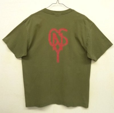 画像3: 00'S CSNY "STAND AND BE COUNTED" 両面プリント 半袖 Tシャツ オリーブ USA製 (VINTAGE)