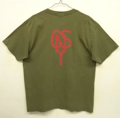 画像3: 00'S CSNY "STAND AND BE COUNTED" 両面プリント 半袖 Tシャツ オリーブ USA製 (VINTAGE)