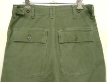 他の写真3: 60'S アメリカ軍 US ARMY "OG107" 初期モデル コットンサテン 平ボタン ベイカーパンツ (VINTAGE)