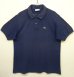 画像1: 80'S CHEMISE LACOSTE ポロシャツ ネイビー フランス製 (VINTAGE) (1)