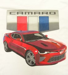 他の写真3: CHEVROLET "CAMARO" 両面プリント 半袖Tシャツ WHITE (USED)