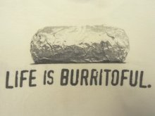 他の写真3: CHIPOTLE "LIFE IS BURRITOFUL" 両面プリント 半袖Tシャツ WHITE (USED)
