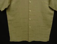 他の写真3: PRONTI リネン 半袖 オープンカラーシャツ ベージュ/カーキステッチ (VINTAGE)