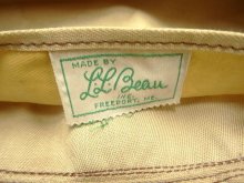 他の写真1: 60'S LL Bean 筆記体タグ ナイロン/レザー ショルダーバッグ TALONジップ USA製 (VINTAGE)