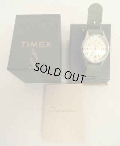 画像1: J.CREW x TIMEX フィールドウォッチ ミリタリーグリーン 箱付き (DEADSTOCK)