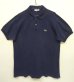 画像1: 70'S CHEMISE LACOSTE "T.I.M S.A製" ポロシャツ ネイビー  フランス製 (VINTAGE) (1)