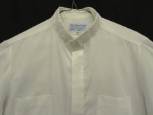 他の写真1: 70'S R.J.TOOMEY CO "CLERICAL COLLAR" フライフロント 半袖シャツ ホワイト USA製 (VINTAGE)