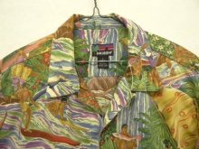 他の写真1: 90'S PATALOHA "EUGENE SAVAGE" 半袖 アロハシャツ メニュー柄 オリジナル (VINTAGE)