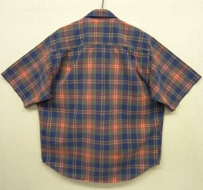 画像2: 90'S GAP 旧タグ ポプリン 半袖 BDシャツ チェック柄 (VINTAGE)