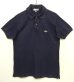 画像1: 70'S CHEMISE LACOSTE ポロシャツ ネイビー フランス製 (VINTAGE) (1)