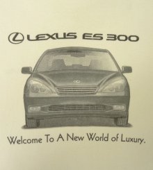 他の写真3: LEXUS "ES300" 両面プリント 半袖 Tシャツ ホワイト (VINTAGE)