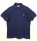 画像1: 80'S CHEMISE LACOSTE ポロシャツ ネイビー フランス製 (VINTAGE) (1)