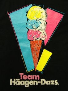 他の写真1: 90'S Haagen-Dazs シングルステッチ 両面プリント 半袖 Tシャツ ブラック USA製 (VINTAGE)