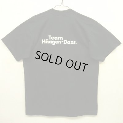 画像2: 90'S Haagen-Dazs シングルステッチ 両面プリント 半袖 Tシャツ ブラック USA製 (VINTAGE)