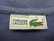 他の写真1: 80'S CHEMISE LACOSTE ポロシャツ ヘザーブルー フランス製 (VINTAGE)
