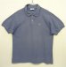 画像1: 80'S CHEMISE LACOSTE ポロシャツ ヘザーブルー フランス製 (VINTAGE) (1)