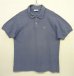 画像1: 80'S CHEMISE LACOSTE ポロシャツ ヘザーブルー フランス製 (VINTAGE) (1)