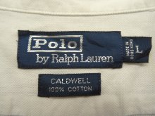 他の写真2: 90'S RALPH LAUREN "CALDWELL" 裾ロゴ入り コットン 半袖 オープンカラーシャツ ホワイト (VINTAGE)