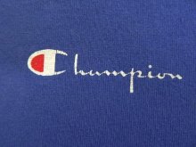 他の写真2: 80'S CHAMPION トリコタグ ロゴプリント 半袖 Tシャツ ブルー USA製 (VINTAGE)