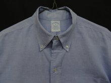 他の写真1: 70'S BROOKS BROTHERS "6ボタン" オックスフォード 半袖 BDシャツ ブルー USA製 (VINTAGE)