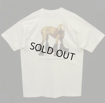 画像3: 90'S WILLIAM WEGMAN "ROLLER ROVER"  両面プリント FOTOFOLIO製 Tシャツ (DEADSTOCK)